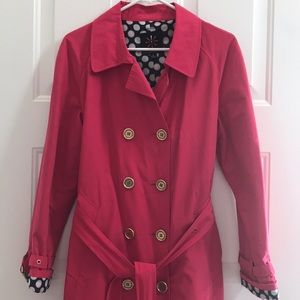 Isaac Mizrahi Hot Pink Raincoat